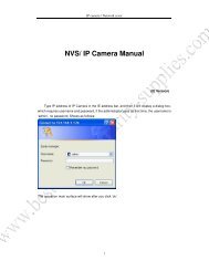 NVS/ IP Camera Manual - Best-china-security-supplies.com