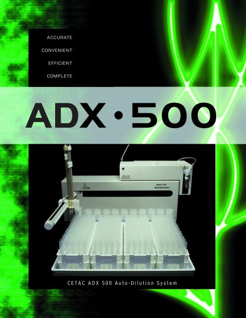 CETAC ADX 500 Auto-Dilution System