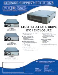 LTO 3 / LTO 4 TAPE DRIVE E301 ENCLOSURE - Storesys