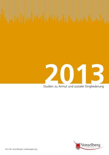 Studie zu Armut und sozialer Eingliederung in den ... - Vorarlberg