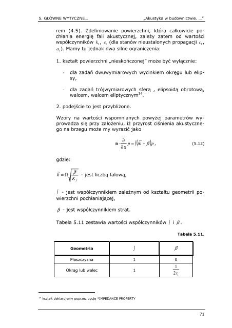 5. gÅ‚Ã³wne wytyczne do poprawnego definiowania zadaÅ„ z akustyki ...