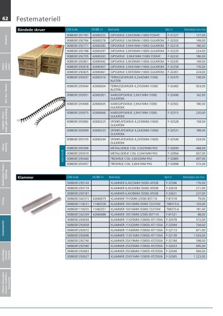 Markedsprisliste Maskiner og tilbehÃ¸r 2010/2011 - Sem Bruk AS