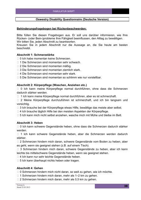 Famulaturskript V5 20130522.pdf - Universitätsklinik für Orthopädie ...