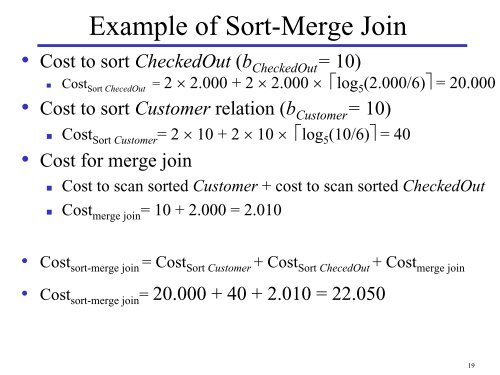 Query Processing and Optimization