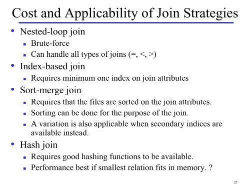 Query Processing and Optimization