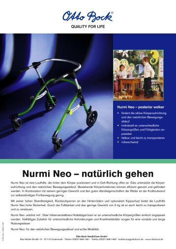 Nurmi Neo – natürlich gehen - RoTec Leipzig