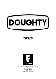DOUGHTY Preisliste 2012 - Fischer Vertriebsgesellschaft