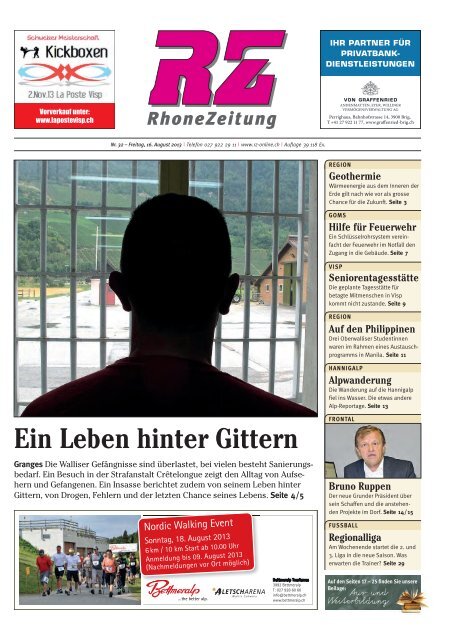 Ein Leben hinter Gittern - Regional-Zeitung RZ