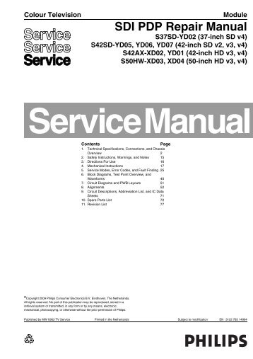 SDI PDP Repair Manual - Page de test - Free