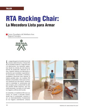 Taller RTA Rocking Chair - Revista El Mueble y La Madera