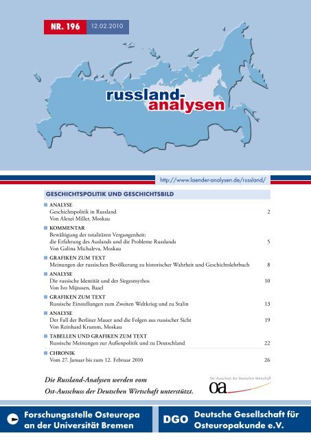 russland- analysen - Laender-Analysen