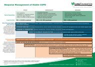 Stepwise Management of Stable CoPd - Lung Foundation