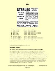 Strauss in Boston - StraussUSA.org