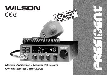 Model WILSON FM - President Electronics