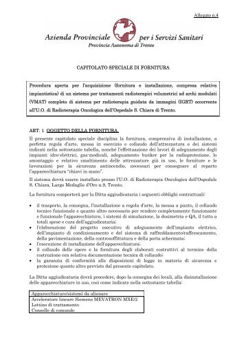 Allegato n.4 - Azienda Provinciale per i Servizi Sanitari