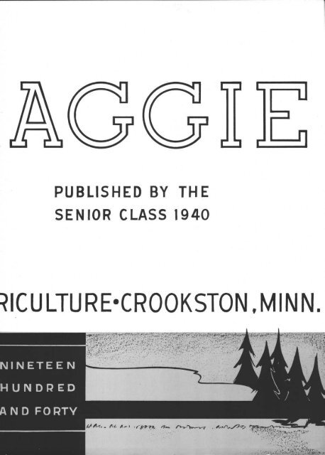 Aggie 1940 - Yearbook