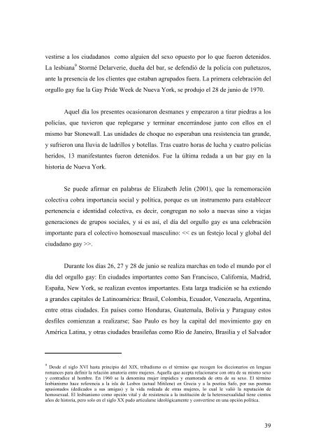 âLa construcciÃ³n del movimiento gay y sus ... - Flacso Andes