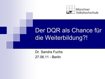 Dr. Sandra Fuchs