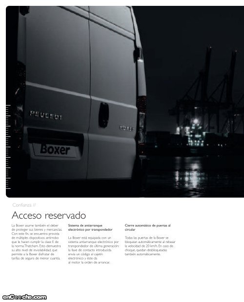 CatÃ¡logo del Peugeot Nueva Boxer - enCooche.com