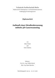 AufmaÃƒÂŸ einer StraÃƒÂŸenkreuzung mittels 3D-Laserscanning - Beuth ...