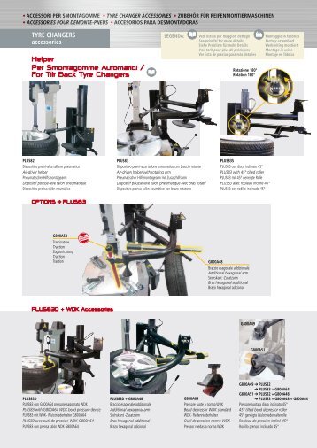 Helper Per Smontagomme Automatici / For Tilt Back ... - Ravaglioli