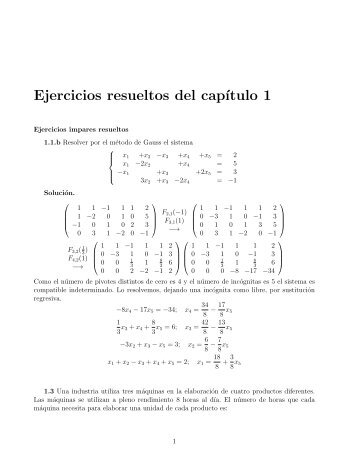 Problemas resueltos