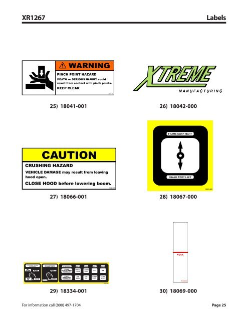 XR1267 - Xtreme Manufacturing