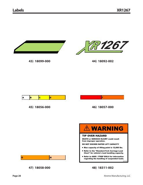 XR1267 - Xtreme Manufacturing