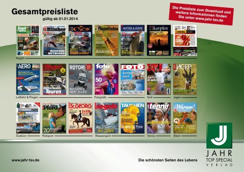Mediadaten - Jahr Top Special Verlag
