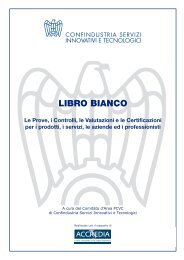 LIBRO BIANCO - Confindustria Servizi Innovativi e Tecnologici