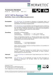 TMB HCC WFA-Reiniger 740 - Herwetec