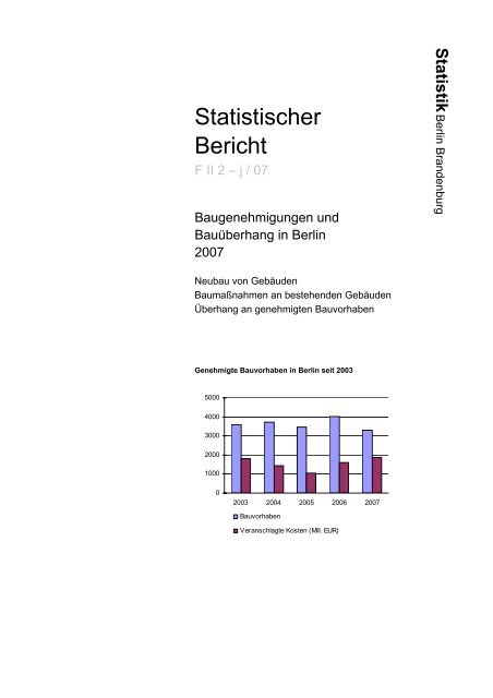 Statistischer Bericht - Amt fÃ¼r Statistik Berlin-Brandenburg