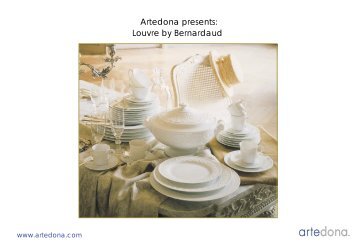 Dinnerware Louvre by Bernardaud - Artedona