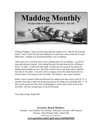 Maddog Monthly - IPMS Boise