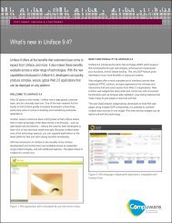 What's new in Uniface 9.4? - Compuware Corporation