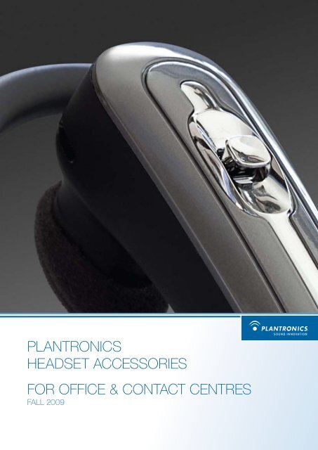 PLANTRONICS heAdSeT ACCeSSORIeS FOR OFFICe ...