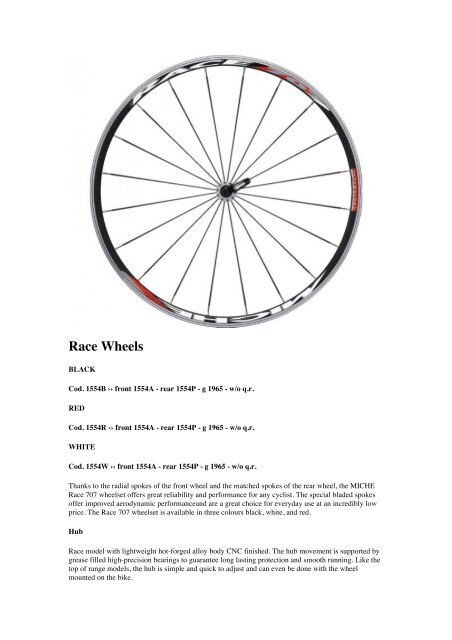 Supertype 358 RS Wheels - Pro Bike Center