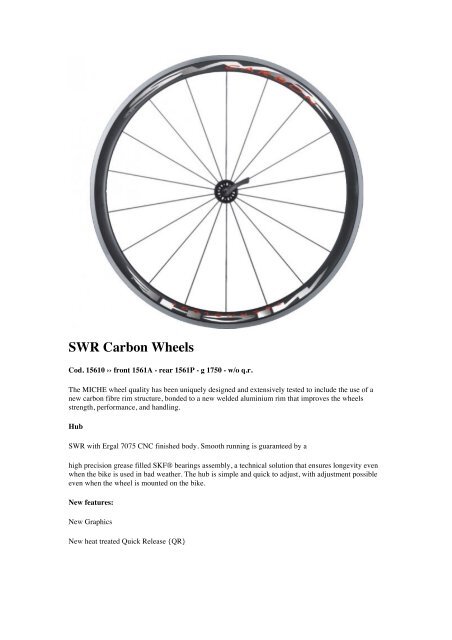 Supertype 358 RS Wheels - Pro Bike Center