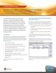 UNIFACE SOFTWARE CONFIGURATION ... - Compuware Corporation