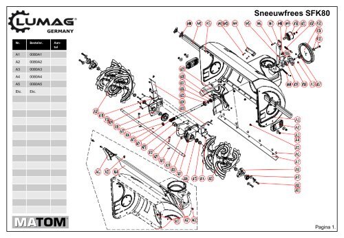 Doorslijper TS350G - Matom