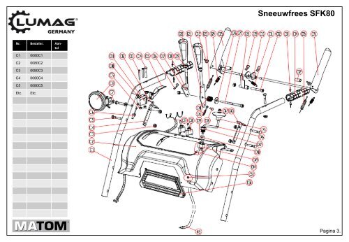 Doorslijper TS350G - Matom