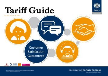 Tariff Guide - Daisy Distribution