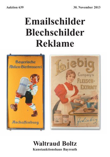 Emailschilder Blechschilder Reklame - bei Waltraud Boltz ...