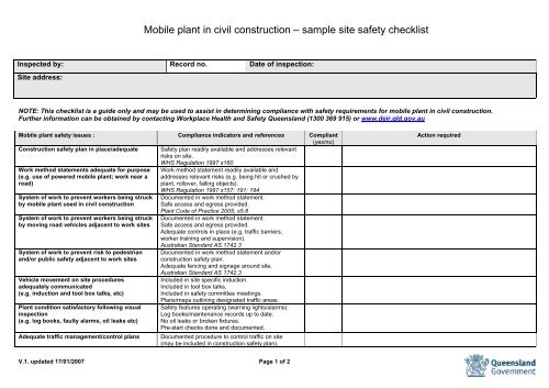 Pre Construction Checklist Template from img.yumpu.com