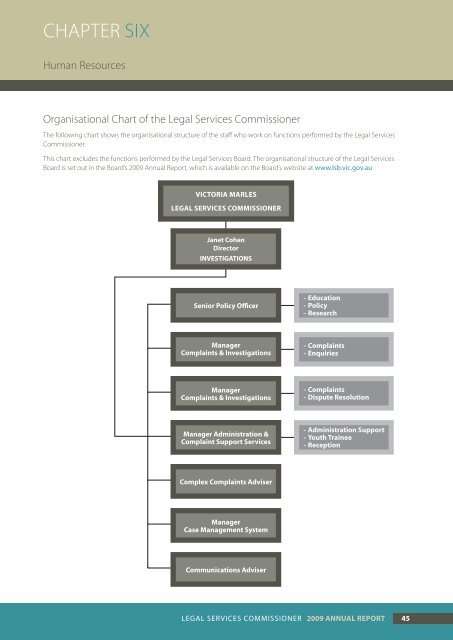 Annual Report 2008-09 - Legal Services Commissioner