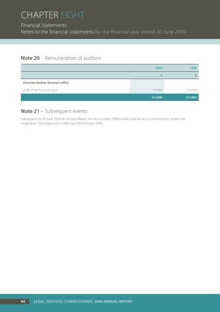 Annual Report 2008-09 - Legal Services Commissioner