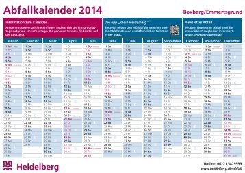 Boxberg / Emmertsgrund - Stadt Heidelberg