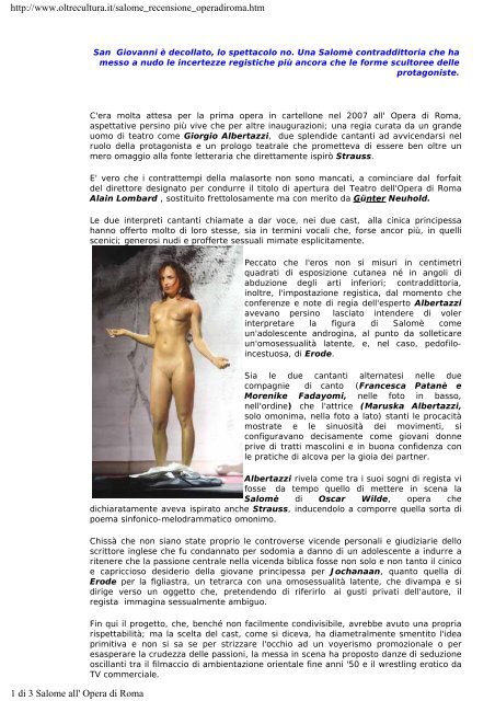 http://www.oltrecultura.it/salome_recensione_operadiroma.htm 1 di ...