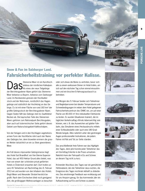 Ausgabe 01/2013 [2546 kB] - Porsche Zentrum Regensburg