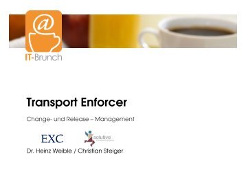 Transport Enforcer: Change- und Release-Management - IT-Brunch